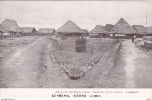 Grass houses of KENNEMA, Sierra Leona, 10-20s