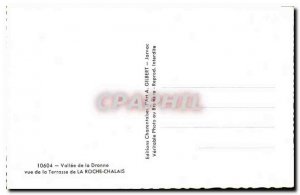 Old Postcard Valley of dronne to the Terrace of rock Chalais