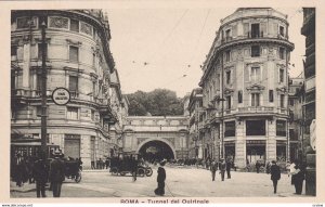 ROMA, Lazio, Italy, 1900-1910s; Tunnel Del Quirinale