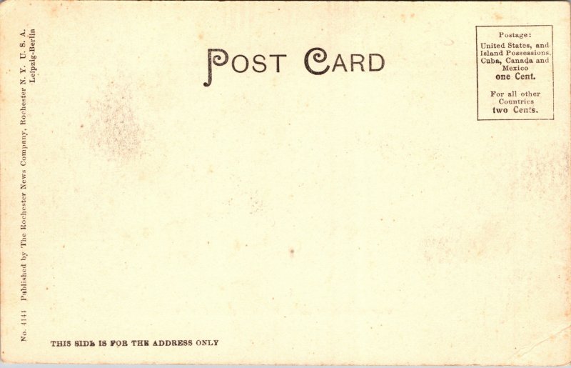 Postcard NY Richfield Springs View on Schuyler Lake