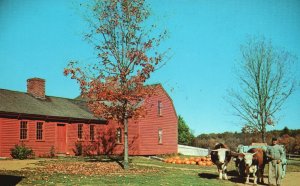 Vintage Postcard The Pliny Freeman Farmhouse Old Sturbridge Village Mass. MA