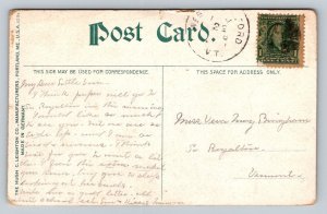 1908  Lawrence  Massachusetts   Soldier's Monument  Postcard