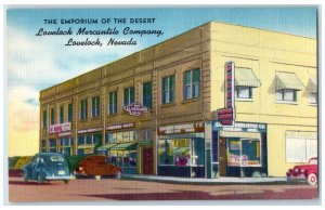 c1940's Emporium Of Desert Lovelock Mercantile Company Lovelock Nevada Postcard