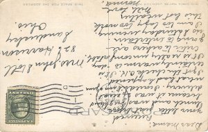 Columbus Ohio 1911Postcard State Capitol Three Flags