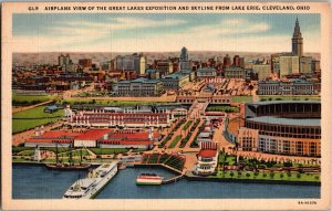 Postcard Great Lake Exposition Cleveland Ohio Stadium KF13