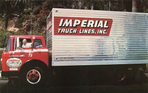 Calexico CA Imperial Truck Lines Inc. #73  Postcard