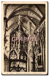 Old Postcard Albi Cathedrale Sainte Cecile L & # 39Annonclation