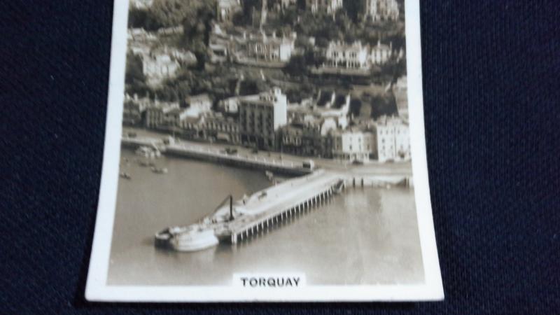 Senior Service Cigarette Card No 17 Britain From The Air Torquay