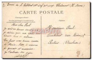 Old Postcard Army Period d & # 39instruction L & # 39arrivee body