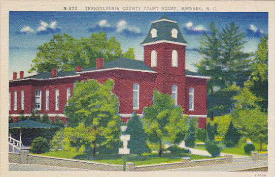 North Carolina Brevard Transylvania County Court House