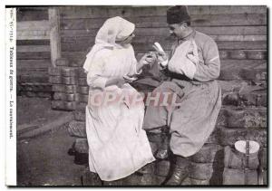 Postcard Old Army Health Nurse The Convalescent