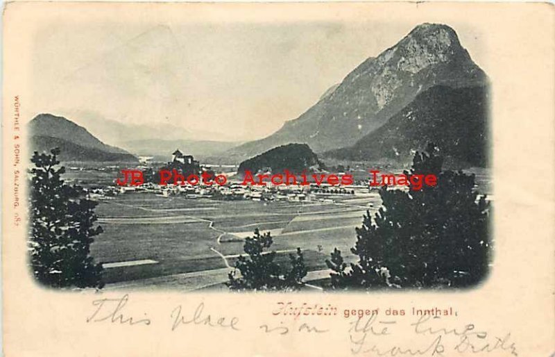 Germany, Kufstein, Gegen das Innthal, Wurthle & Sohn No 982 