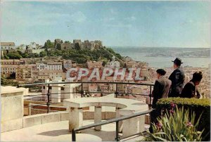 Postcard Modern Lisboa Castelo de S Jorge