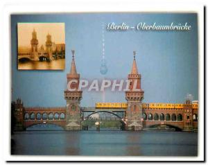 Postcard Modern Berlin Oberbaumbruecke