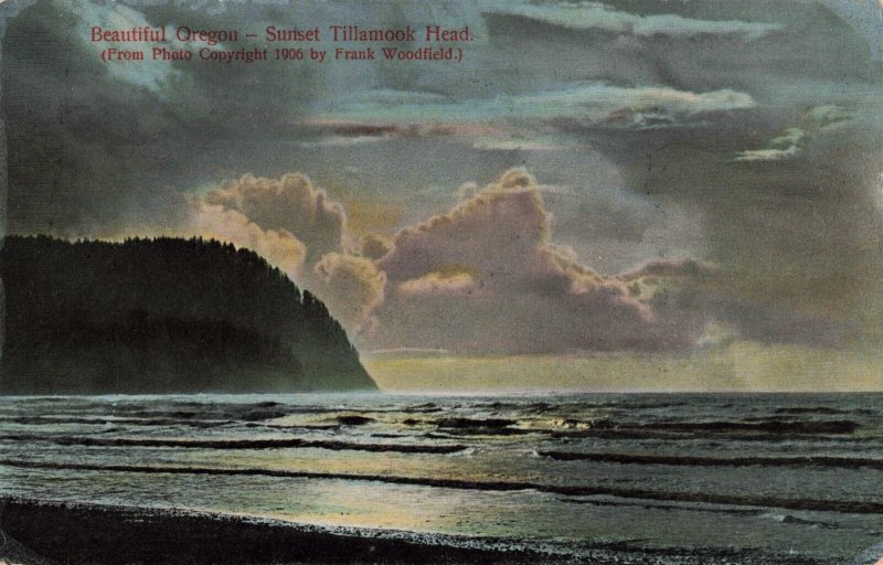 1906 Real Photo by Frank Woodfield Tillamook Head Oregon Postcard 2R5-448 