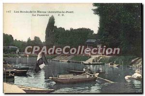Old Postcard Les Bords De Marne Joinville Le Pont The Giver