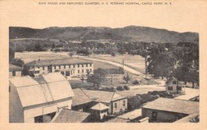 Castle Point New York US Veterans Hospital Gate House Vintage Postcard AA59645