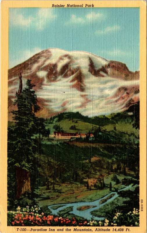 Paradise Inn and the Mountain,Rainer National Park BIN