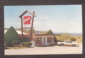 GREEN FOREST ARKANSAS BANTA'S HOUSE OF APPLE STORE OLD CAR VINTAGE POSTCARD