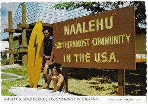 Naalehu Southernmost Community with US Post Office Big Island Hawaii 4 by 6