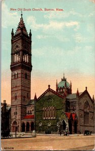 New Old South Church Boston Massachusetts MA Postcard