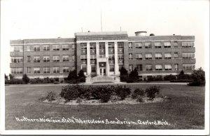 Real Photo Postcard Northern Michigan State Tuberculosis Sanatorium Gaylord~795