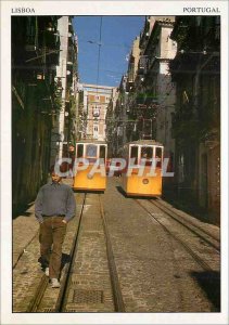 Postcard Modern 209 lisbon portugal elevador da Bica Tramway