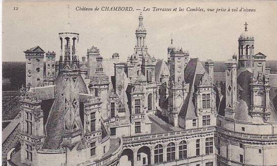 France Chambord Le Chateau Les Terrasses et les Combles