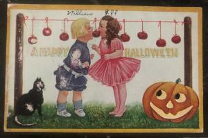 1908 Mount Vernon NY Usa Picture Postcard PPC Cover A Happy Halloween