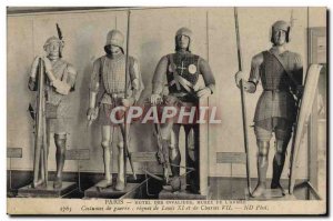 Old Postcard Paris Hotel Des Invalides Musee De L & # 39armee war costumes Re...