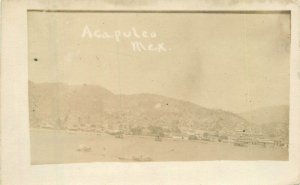 C-1915 View Harbor Waterfront RPPC Photo Postcard 22-6275