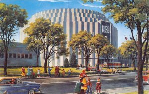 Dearborn Michigan 1954 Postcard Ford Car Rotunda