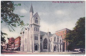 SPRINGFIELD, Illinois; First M. E. Church, PU-1909