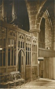 Great Britain postcard England Chesterfield church