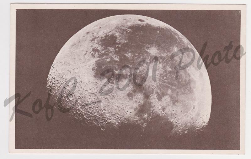 The Moon at 18 Days Planetarium Astronomical Museum Postcard A30