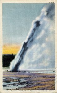 [ Linen ] US Wyoming Yellowstone - Daisy Geyser