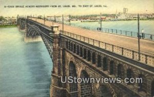 Eads Bridge, Mississippi in St. Louis, Missouri