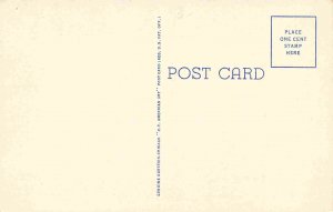 Post Office Middletown Ohio 1940s linen postcard