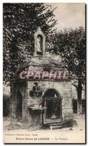 Old Postcard Notre Dame de Liesse La Fontaine