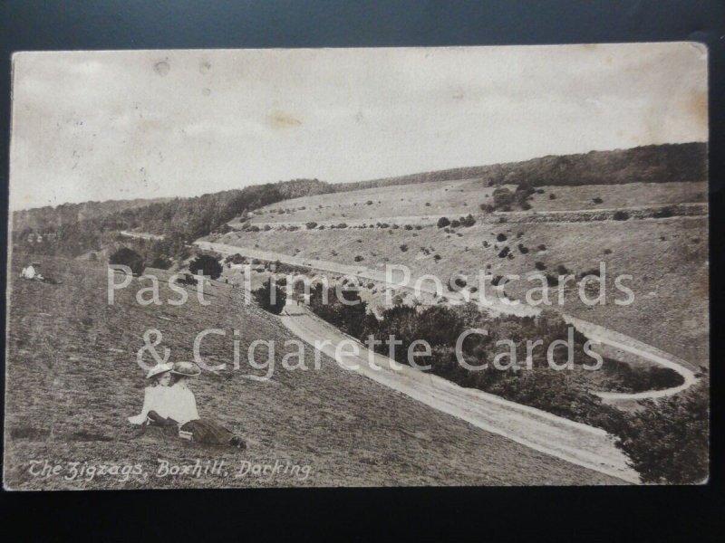 Surrey: Boxhill, The Zigzags c1906 - Pub by Frith No. 55714A