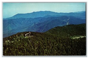 Tower On Clingman's Dome Great Smoky Mtns Nat'l Park Standard View Postcard 