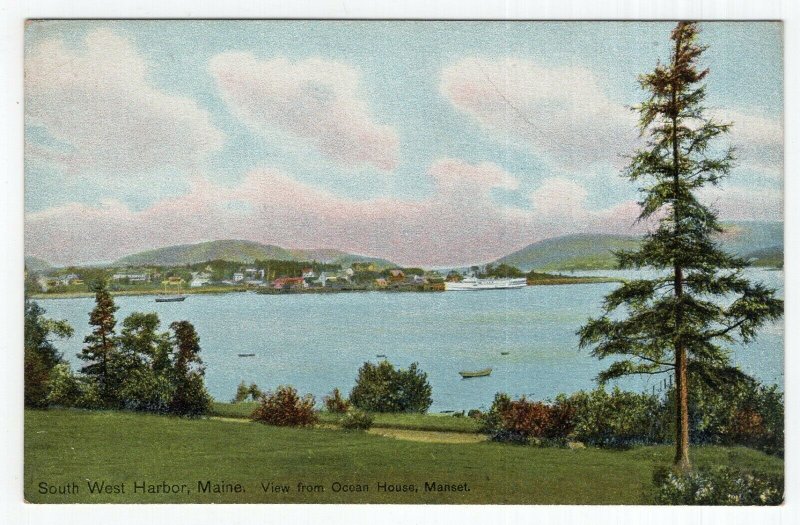 South West Harbor, Maine, View from Ocean House Manset