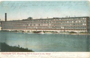 Manchester New Hampshire, Amoskeag Mill II 1908  Postcard, Used