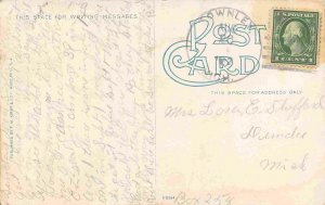 Public Library Adrian Michigan 1912 postcard