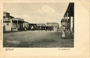 CPA AK Djibouti- Rue d'Abyssinie SOMALIA (831317)