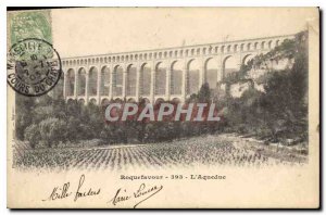 Old Postcard Roquefavour Aqueduct