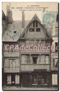 Old Postcard Lisieux Vieille Maison Rue Des Butchers