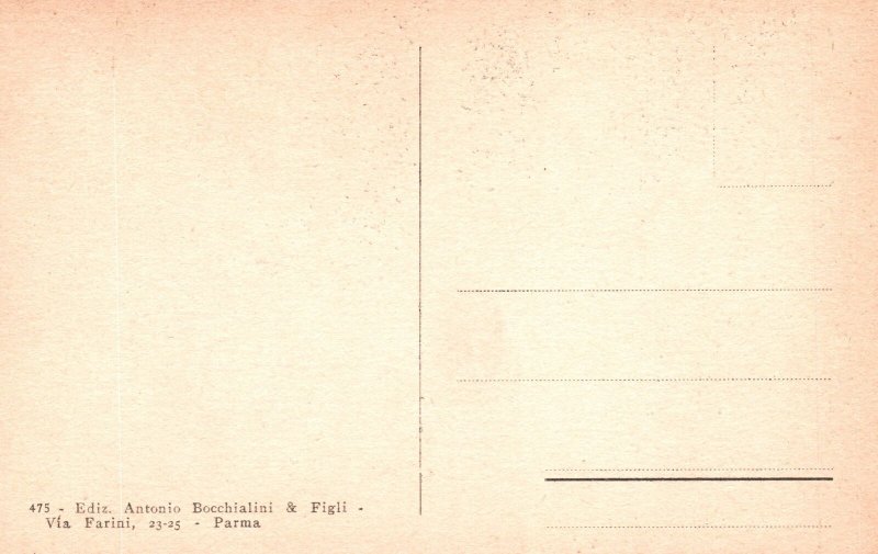 Vintage Postcard La Cattedrale Cathedral Church Religious Parma Italy IT