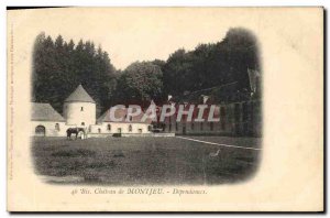 Old Postcard Chateau Montjeu Outbuildings