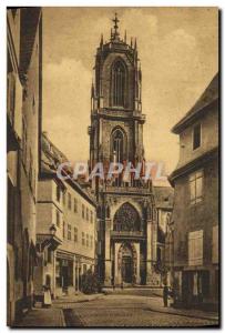 VINTAGE POSTCARD Schlettstadt Schlestadt Munster St Georg